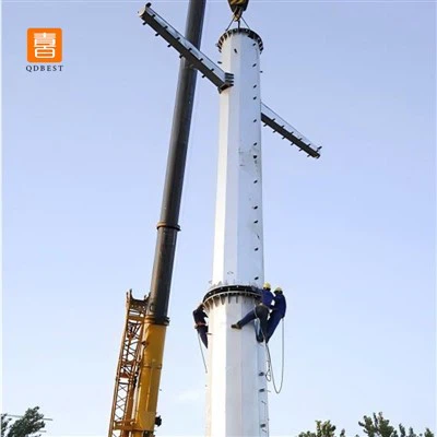 Monopole Tower Pou Liy Transmisyon